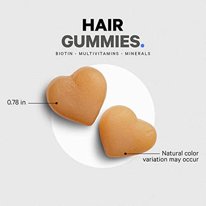 Codeage Hair Gummies, Biotin 5000 mcg, Sugar Free Growth Gummy Vitamins A, C, B6, B12
