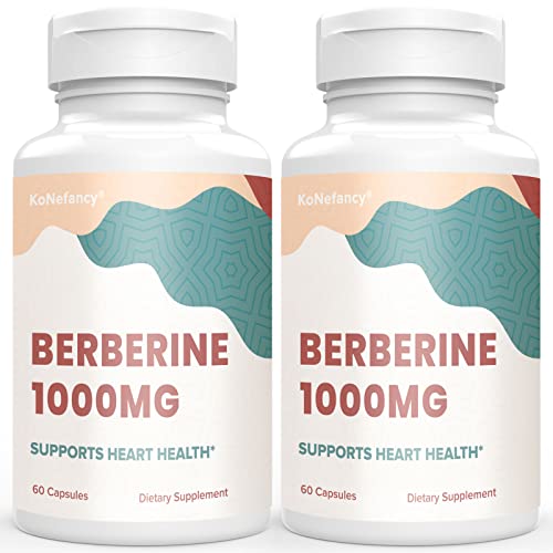 KoNefancy Berberine 1000mg with Silymarin,High Absorption Berberine HCL Supplements