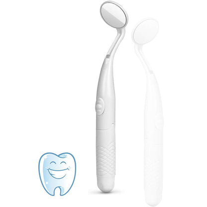 ffresiss Dental Mirror with Light,Teeth Inspection LED Mirror,Anti-Fog Mouth Mirror