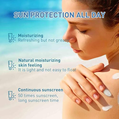𝐶𝑒𝑛𝑡𝑒𝑙𝑙á Sunscreen SPF 50, 𝐖𝐚𝐭𝐞𝐫-𝐟𝐢𝐭 Sun Serum, Skin Sunscreen,Madagascar 𝐶𝑒𝑛𝑡𝑒𝑙𝑙á