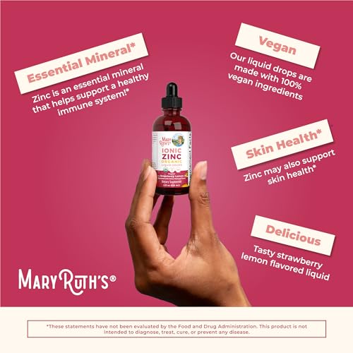 Mary Ruth's, Ionic Zinc Strawberry Lemon Organic, 4 Fl Oz