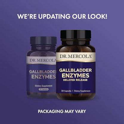 Dr. Mercola Gallbladder Enzymes Delayed Release, 90 Servings (90 Capsules)