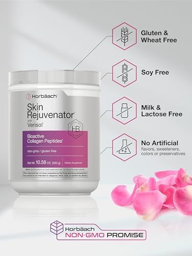 Horbaach Skin Rejuvenator with Verisol 10.58 oz | Bioactive Collagen Peptide Powder