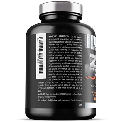 ZM6 - High Strength Zinc Magnesium Supplement - Zinc & Magnesium for Muscle Function
