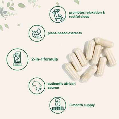 Micro Ingredients 5-HTP 200mg with Chamomile Flower Extract, 180 Capsules, 2 in 1 Formula