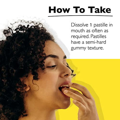 RESCUE Bach PASTILLES, Orange and Elderflower Flavor, Natural Stress