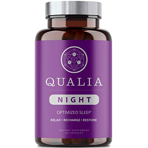 Qualia Night Sleep Aid | Non-Habit Forming | Science-Backed Supplement for Deep Refresh