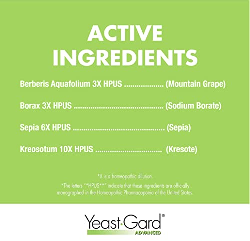 YeastGard Advanced Homeopathic Remedy Capsules - 60 count Bottle