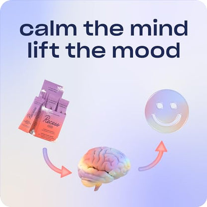 Recess Mood Powder, Calming Magnesium L-Threonate Blend with Passion Flower