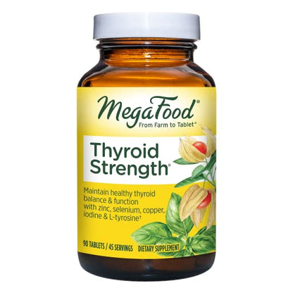 MegaFood Thyroid Strength - Mineral Supplement - Thyroid Support for Women