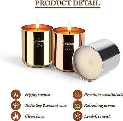 UCC Candles for Home Scented | Premium Aromatherapy Candles Gift Set for Women