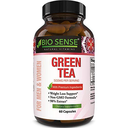 Green Tea Extract Capsules - Pure Extract - Weight Loss Pills - Burn Belly Fat - Metabolism Booster