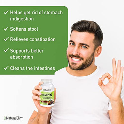 NaturalSlim Constipend - Laxative for Constipation Relief, and Colon Cleanse Supplement