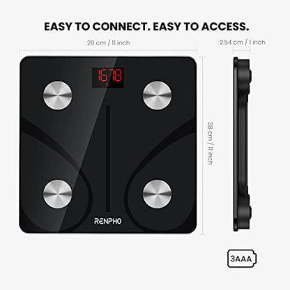 RENPHO Smart Scale for Body Weight, Digital Bathroom Scale BMI Weighing