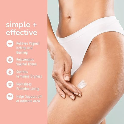 Lubracil - Topical Vulva Cream - Daily Care Moisturizer Helping with Vaginal Dryness, Burning,