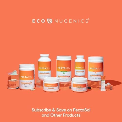 PectaSol Modified Citrus Pectin – 454g Powder + 270 Capsules – Promotes Optimal Long-Term Health & Healthy Aging – Super Nutrient Backed by 100+ Clinical Studies, Physician Formulated & Recommended