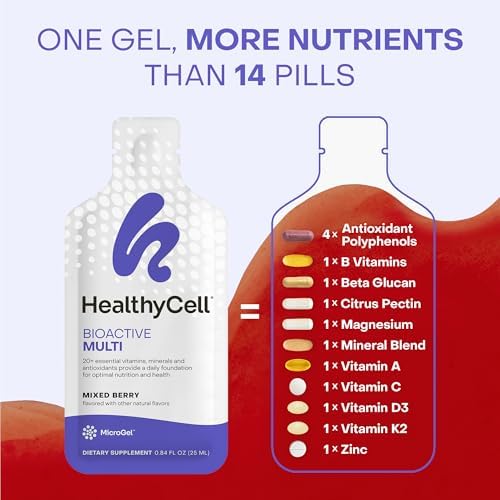 Healthycell Bioactive Multivitamin + Joint Health & Mobility Supplement Set | Bioactive Multivitamin + Joint Health & Mobility Supplement - Daily Nutrition & Joint Support for Men & Women, 60 Ct