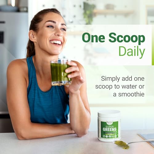 Super Greens Daily Greens Superfood Powder - Certified USDA Organic Green Powder