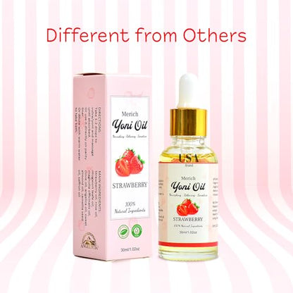 MERICH Natural Yoni Oil | Feminine Yoni Detox Oil | Naturally Scented Vaginal Oil | Restores pH Balance