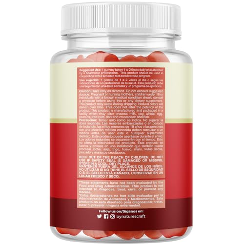 Gomitas ACV de Vinagre de Sidra de Manzana – Suplemento de Energético Natural con la