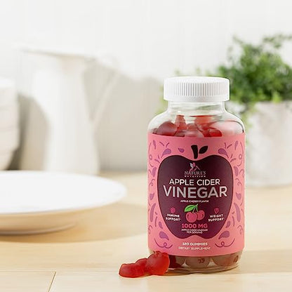 Vegan Apple Cider Vinegar Gummies | Max Strength 1000mg | Gelatin-Free, Vegan