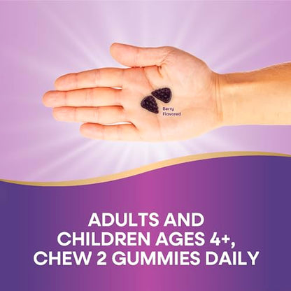 Nature's Way Sambucus Elderberry Immune Gummies, Daily Immune Support