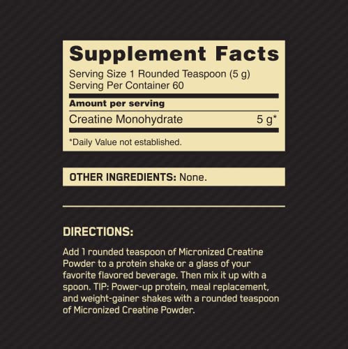 Optimum Nutrition Gold Standard Pre-Workout & Micronized Creatine Monohydrate Powder