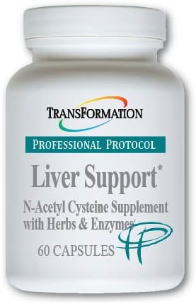 Transformation The Genesis of Good Health Enzymes Professional Protocol Liver Support Formula Supplement with Vitamin A, Herbal Blend & Digestive Enzymes - 60 Capsules