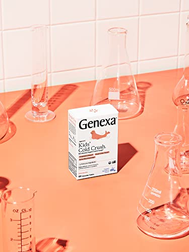 Genexa Cold Crush for Children – 60 Tablets | Certified Organic & Non-GMO, Physician