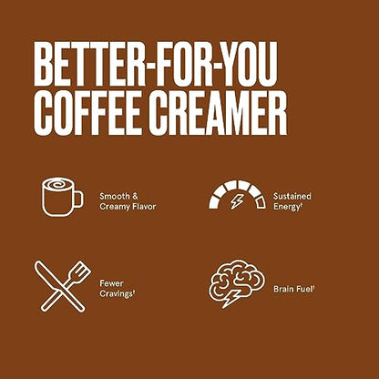 Bulletproof Hazelnut Creamer, 14.8 Ounces, Keto Coffee Creamer with MCT Oil and Grass