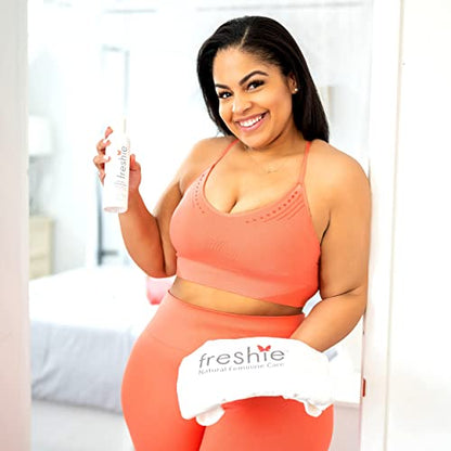 freshie Natural Feminine Care pH-Balanced Cleansing Wash Odor-Blocking Plant-Based