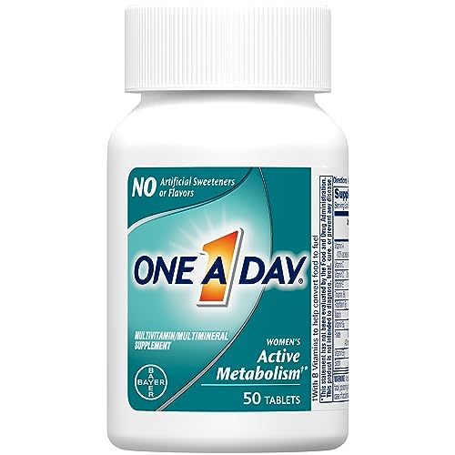 One A Day Women’s Active Metabolism Multivitamin, Supplement with Vitamin A, C, D, E