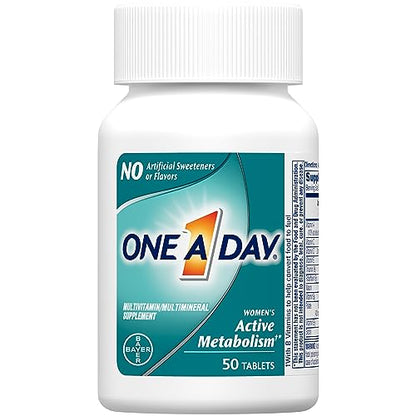 One A Day Women’s Active Metabolism Multivitamin, Supplement with Vitamin A, C, D, E
