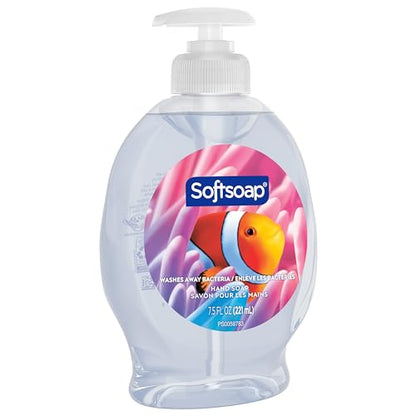 Softsoap Liquid Hand Soap, Aquarium Series - 7.5 Fl Oz (Pack of 6)