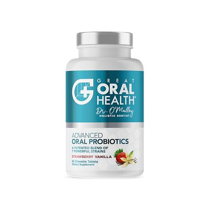 Oral Probiotics for Mouth Bad Breath Treatment for Adults: Dentist Formulated Advanced 