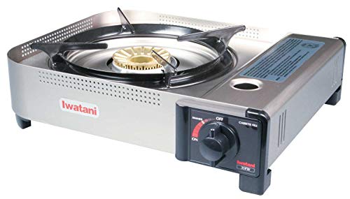 Iwatani 35FW Single-Burner Butane Portable Cooktop Indoor & Outdoor Cooking Stove 