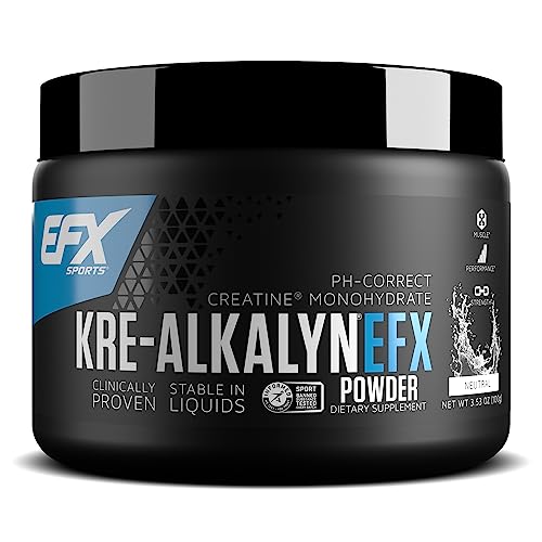 EFX Sports Kre-Alkalyn EFX Powder | pH Correct Creatine Monohydrate Powder Supplemen