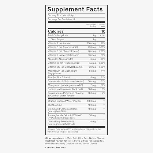 BEAM Glow, Hormone Balance for Women, Thyroid Support for Women, Natural Hormone Support Powder with Selenium and Bromelain, PMS Relief, Energy, Hair Skin & Nails, Vegan, No Sugar, 15 Servings