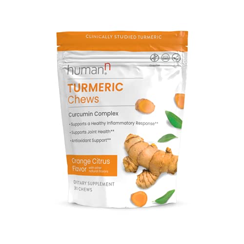 humanN Turmeric Curcumin Chews Supplement – High Absorption Turmeric - Orange 