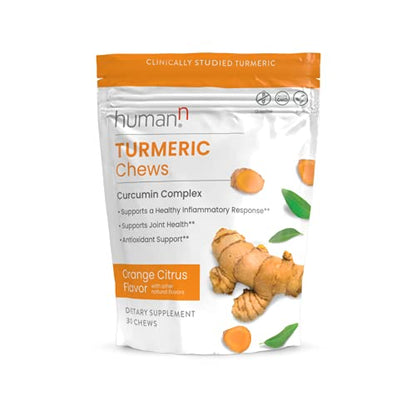 humanN Turmeric Curcumin Chews Supplement – High Absorption Turmeric - Orange 