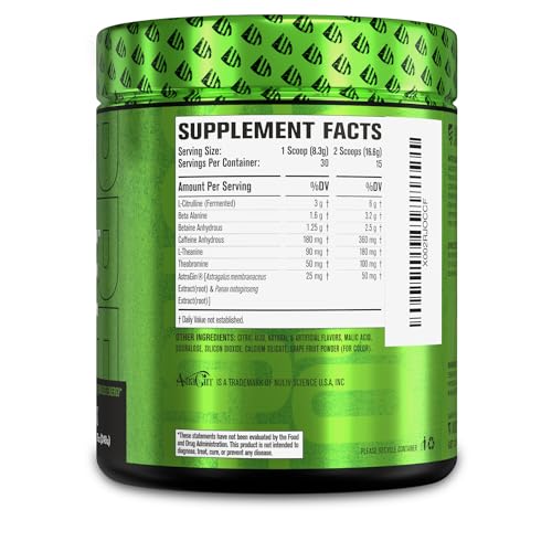 NITROSURGE Pre Workout Supplement - Endless Energy, Instant Strength Gains