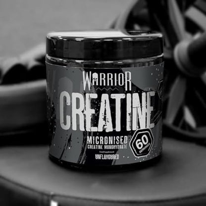 Warrior Creatine Monohydrate Powder – 300g – Micronised for Easy Mixing