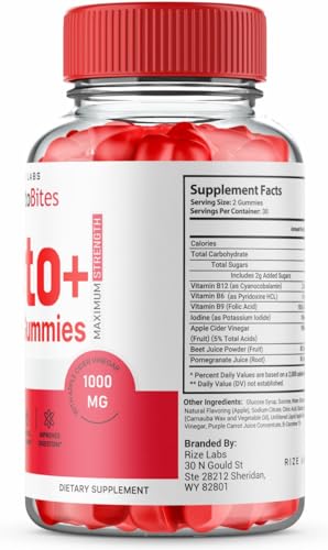 rize labs Keto Bites - Keto Bites Gummies Advanced Weight Loss - Keto Bites ACV Gummies