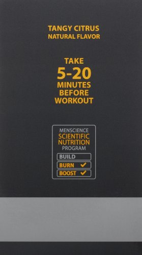 MenScience Androceuticals Pre-Workout Training Booster Formula, 0.4 oz