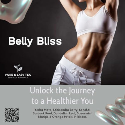 Pure And Easy Tea, Belly Bliss, Cleanse & Detox Tea, Supports Healthy Weight, Helps Reduc