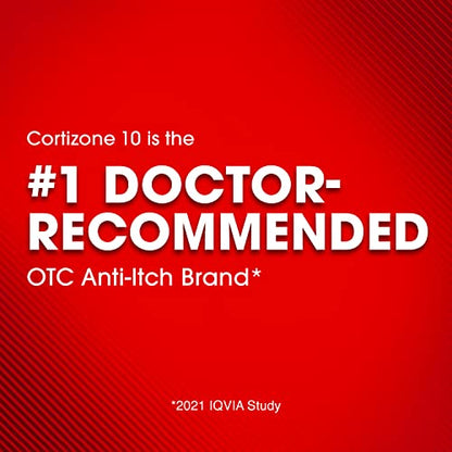 Cortizone 10 Maximum Strength Anti-Itch Cream with Soothing Aloe, 1% Hyd