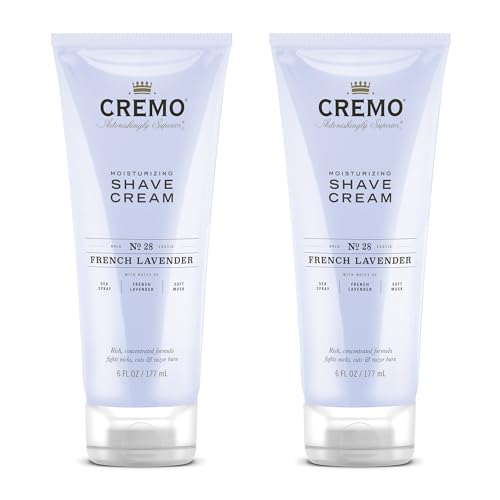 Cremo French Lavender Moisturizing Shave Cream, Astonishingly Superior Shaving Cream