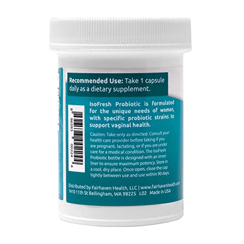 IsoFresh Probiotic: for Vaginal Balance of Yeast and Bacteria in Women