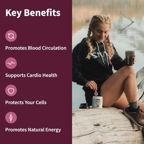 Snap Supplements USDA Organic Beet Root Powder, 3-in-1 Nitric Oxide Supplement