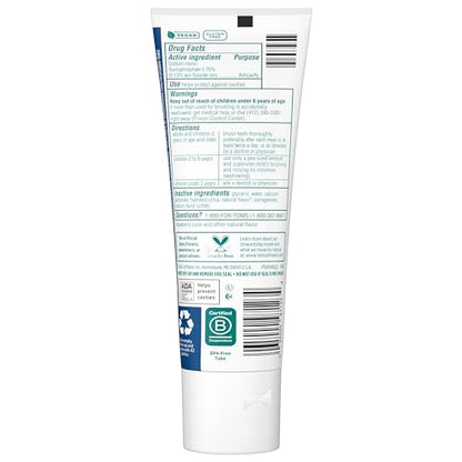 Tom's of Maine ADA Approved Fluoride Children's Toothpaste, Natural Toothpaste